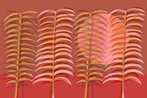 Malaga parque pink sun