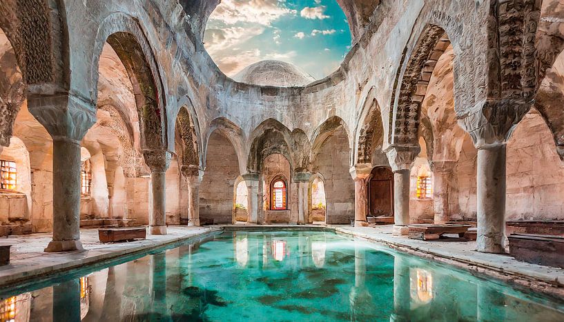 Turks bad Hamam van Mustafa Kurnaz