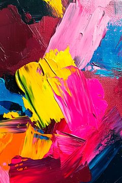 Levendige abstracte kleurencompositie