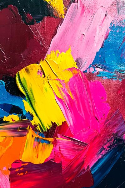 Lebendige abstrakte Farbkomposition von Poster Art Shop