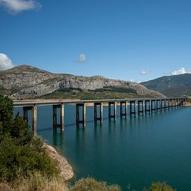 Réservoir près de Riano -Leon- nord de l'Espagne sur Rick Van der Poorten