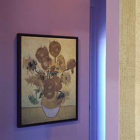 Klantfoto: Vincent van Gogh. Zonnebloemen, op canvas