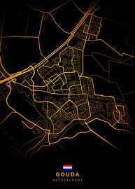Gouda Stadtplan von Kenda Maruyama