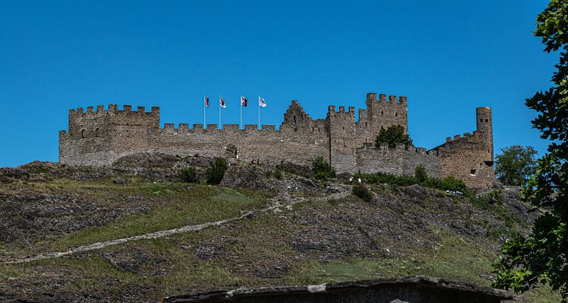 Château de Tourbillon, Zwitserland van Ingrid Aanen