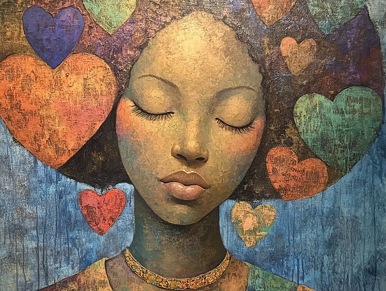 Peaceful Love by Eye catching paintings