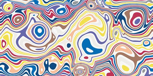 Harmonie aus Farben der Zeit als Moderne Kunst von AidasignArt