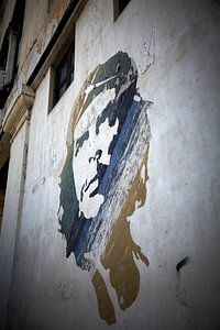 Wandmalerei Che Guevara von Karel Ham