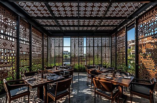 Restaurant sur le toit