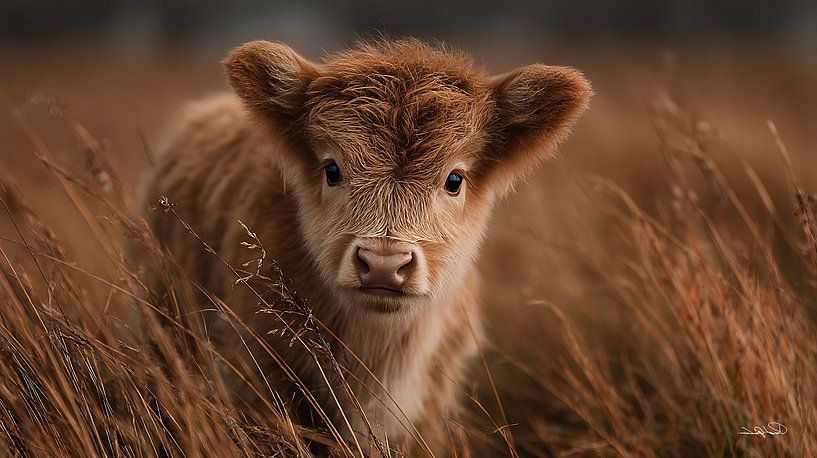 Scotch Highlander / Scotch Highlander Kalb von Gelissen Artworks