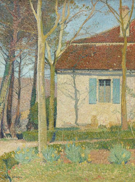 Ecke eines Hauses, Henri Martin von Meisterhafte Meister