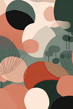 Abstracte botanische kunst van Peter Balan