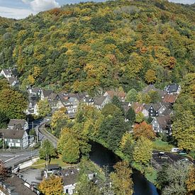 la ville automnale de Solingen-Unterburg,Bergisches Land sur Peter Eckert