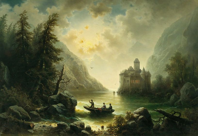 Traversée dans une nuit de lune - Albert Rieger par Accessible Art