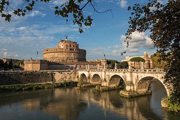 Castel San' Angelo (Engelenburcht), Rome van Martin de Bock