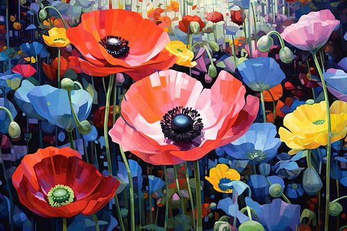 Anemone | Tanzende Flammen | Blumen im Kontrast