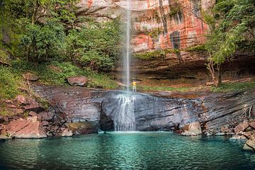 Der „Salto Suizo“ ist der höchste Wasserfall Paraguays. von Jan Schneckenhaus