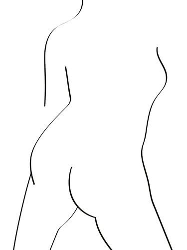 Female - Line drawing of a Woman