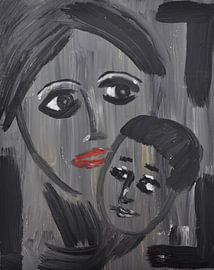 Vrouw met kind von Jose Beumers