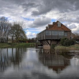Die Wassermühle von Hout-Blerick (Groß-Venlo) von JacArt Prints