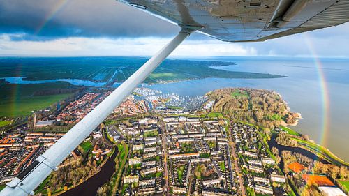 Typical Dutch weather over Monnickendam