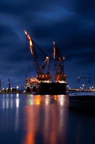 Saimpem 7000 bei Nacht von Klazina van den Herik