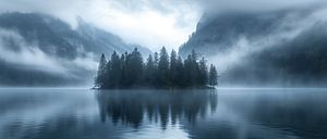 Stilles Seeufer Morgenstimmung