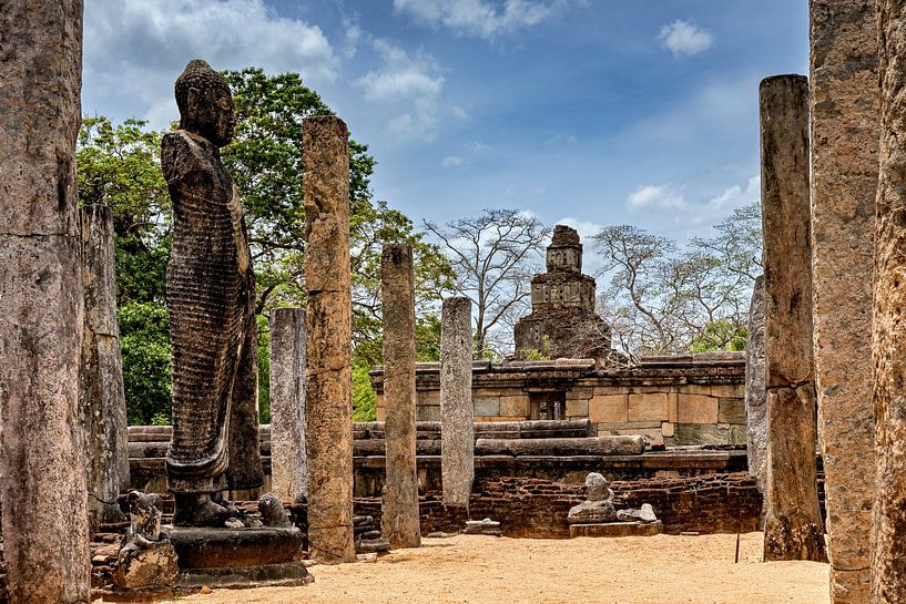 Die Tempelruinen von Polonnaruwa in Sri Lanka von Roland Brack