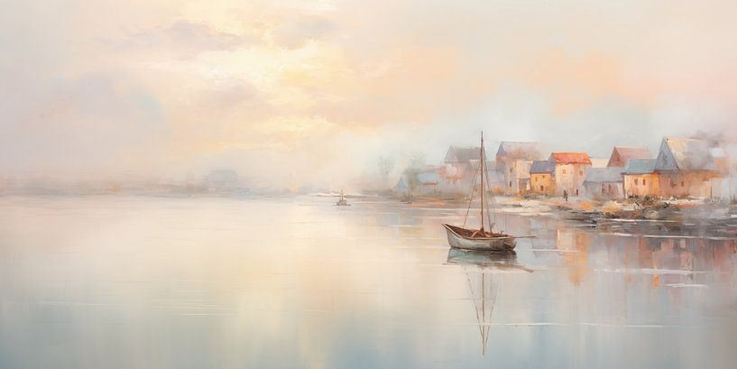 Landschap rustgevend 18 van Bert Nijholt