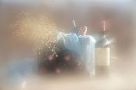 Stilleven flessen wijn van Angélique Vanhauwaert thumbnail