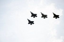 Sail 2025 Amsterdam F35 fighter jets by Richard Wareham