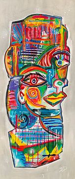Buste de femme - Pablo Picasso sur Danielle Ducheine