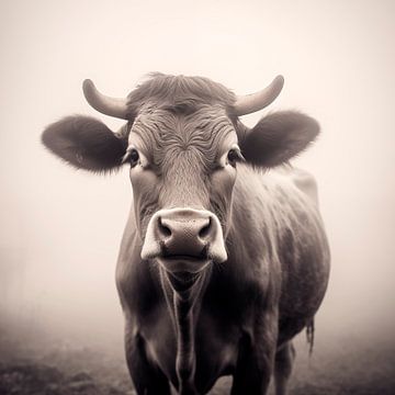 Stille im Blick der Kuh von Maarten Knops
