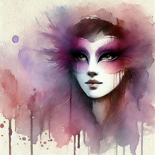 Venetian mask by Nicolette Vermeulen
