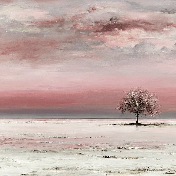 Rosa Flüstern eines Baumes von Karina Brouwer