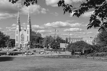 Kerk in de Canadese stad Ottawa van Rijk van de Kaa