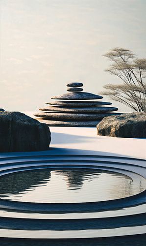 levitatiestenen en water