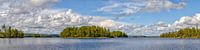 Stora Le lake Panoramic Sweden view