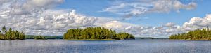 Stora Le lake Panoramic Sweden view