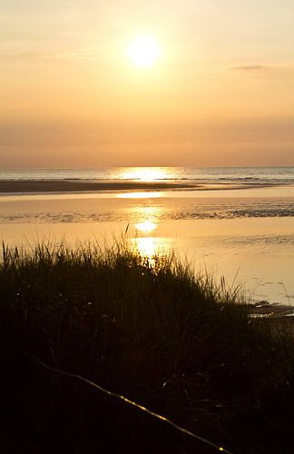 Sonnenuntergang am Meer van Andrea Fettweis