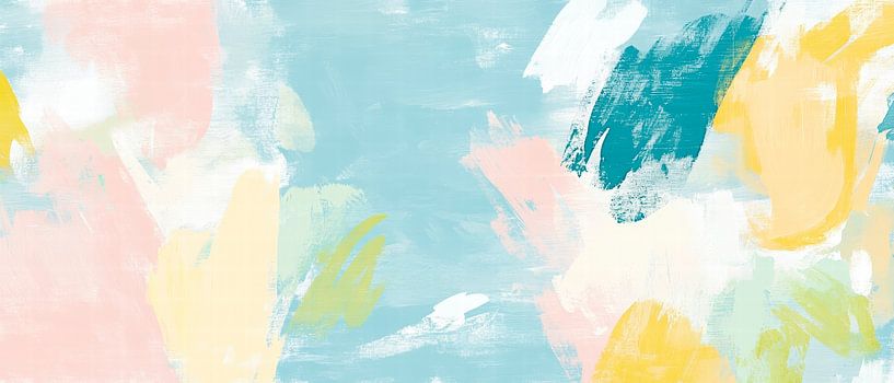 Play of colours in pastel shades by Poster Art Shop