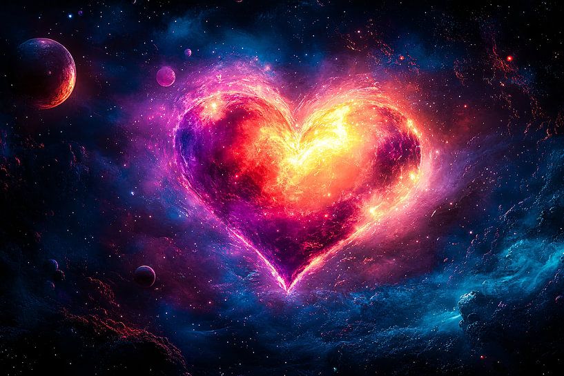 Heart shape in space by Imperial Art House