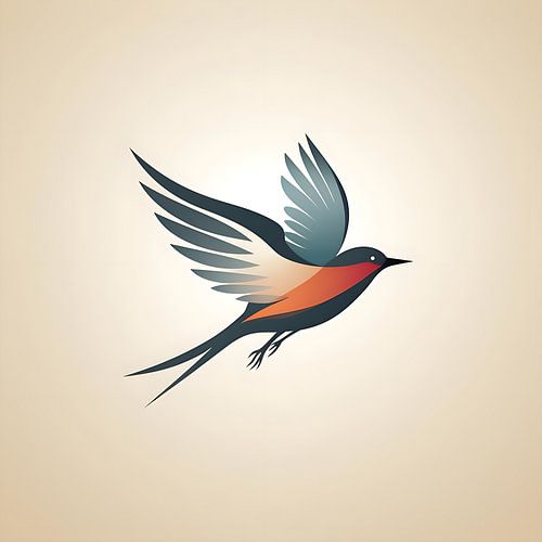 Vector image Bird