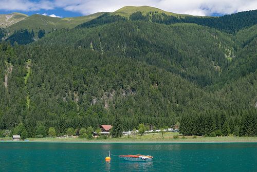 at Lake Weissensee in Carinthia, Austria by Peter Eckert