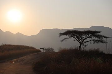 Zonsondergang in Zuid Afrika van Photo by Cities