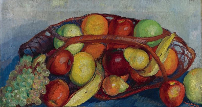 Ángel Zárraga - Stilleven met fruit van Peter Balan