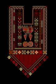 Tatreez ornament sjabloon 94 van Richard Laschon