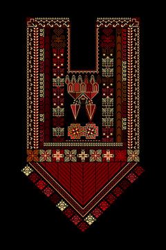 Tatreez ornament template 94 by Richard Laschon