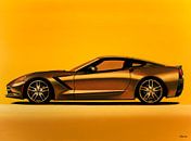 Chevrolet Corvette Stingray Painting by Paul Meijering thumbnail