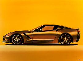 Chevrolet Corvette Stingray  Schilderij sur Paul Meijering