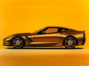 Chevrolet Corvette Stingray  Schilderij